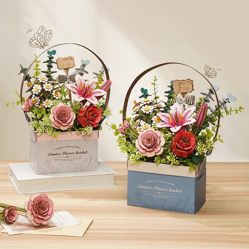 Wooden Flower Basket – Image 3