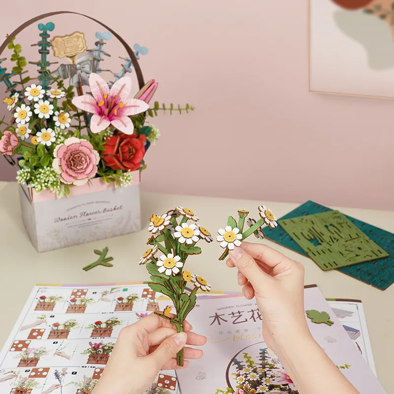 Wooden Flower Basket – Image 4