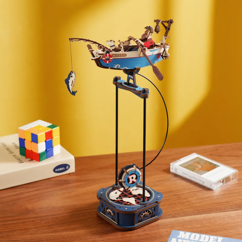 Puzzle 3D Pendule en Bois Ocean Fisher – Image 2