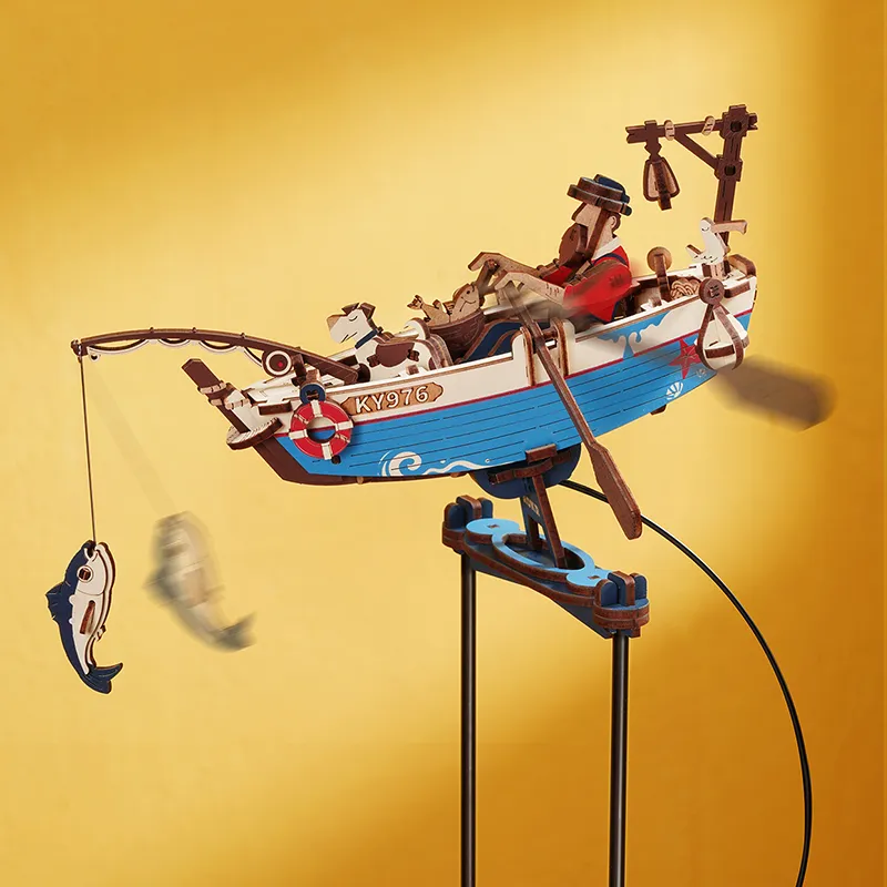 Puzzle 3D Pendule en Bois Ocean Fisher – Image 6