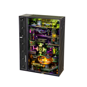ROKR Alchemy City MR04S, puzzle 3D mécanique avec circuit à billes lumineux et décor futuriste