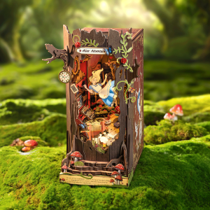 Book Nook Fall Into Wonder miniature féérique