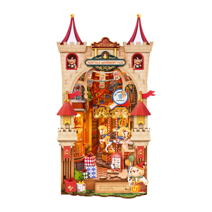Book Nook Amusement Park miniature avec éclairage LED