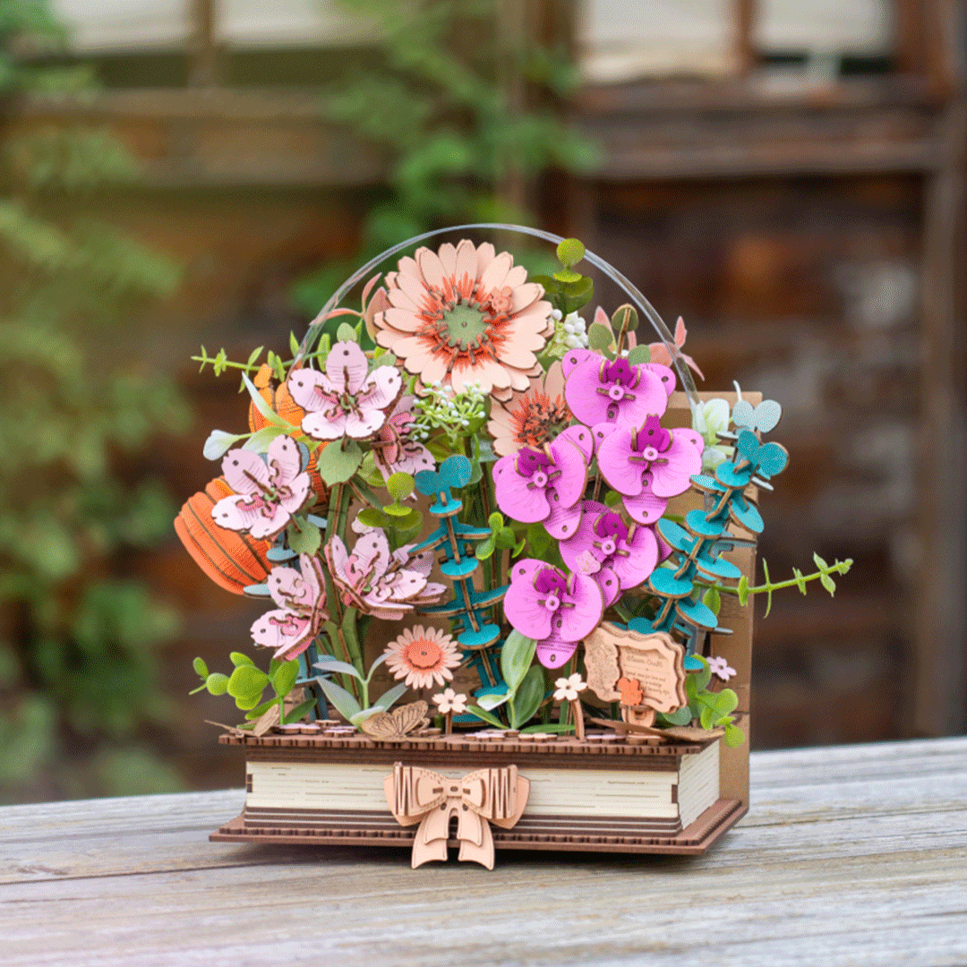 Wooden Blooming Book – Image 3
