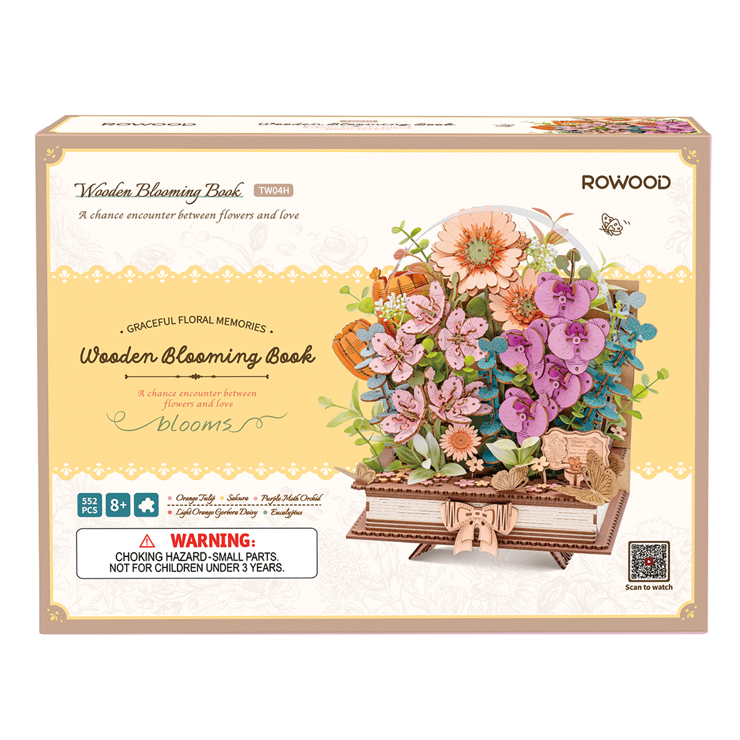 Wooden Blooming Book – Image 5